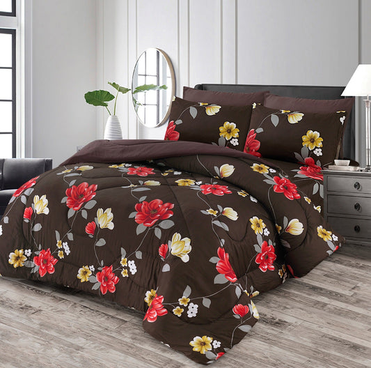 EXPORT QUALITY Crystal-King-Bed-Sheet Red-1025